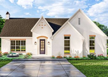 French Country Cottage with Vaulted Ceiling & Great Room – 1,769 Sq Ft