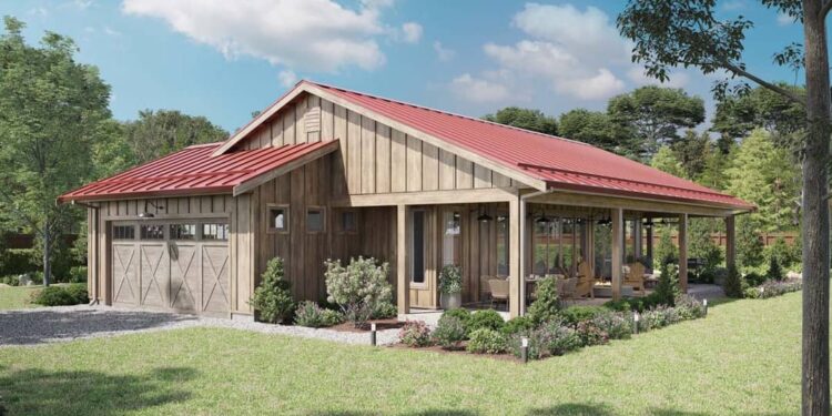 2-Bed Country Home with Den — (1,339 Sq Ft)