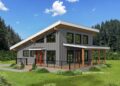 1200 Sq Ft Modern Lake House Plan with Loft – 2 Bedrooms & 1 Bath