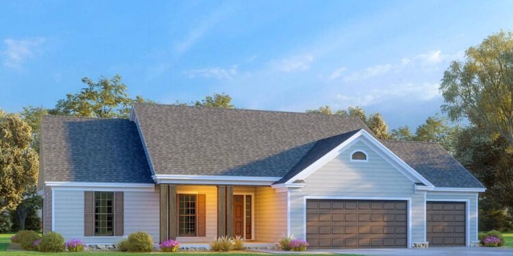 Modern Ranch with Home Office Potential & Vaulted Open Design