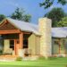Arts & Crafts House Plan with 2 Bedrooms & a Vaulted Interior – 921 sq ft