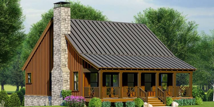 Rustic Cabin Retreat with Walkout Basement — 1034 sq. Ft