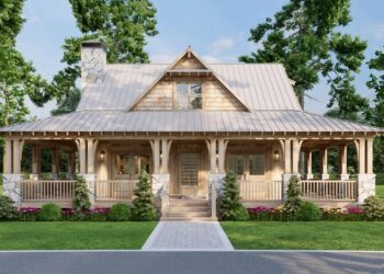 Rustic Country Home with Wraparound Porch & Deck (Approx. 1,660 Sq. Ft.)