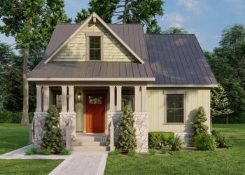 Cottage-Style Duplex with Full-Floor 1-Bed Units