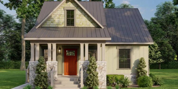 Cottage-Style Duplex with Full-Floor 1-Bed Units