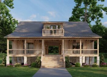 3-Bed County Cabin with Central Dogtrot – 2,506 Sq Ft