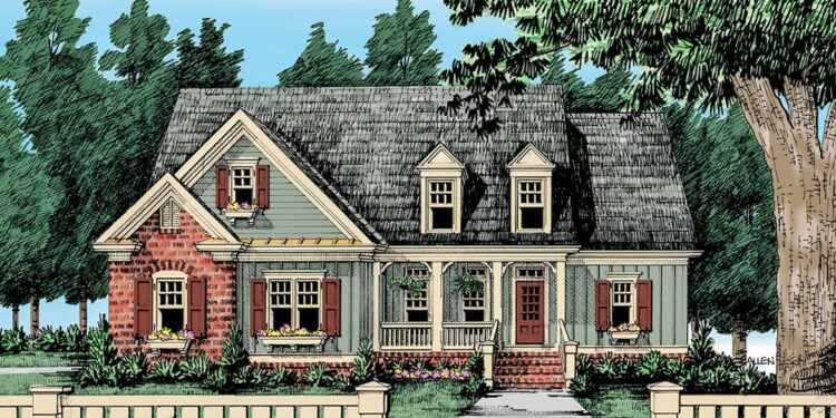 Cozy Craftsman Cottage with Optional Second Floor – 1,656 Sq Ft (main level)