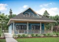 Vacation Cabin with Bonus Above – 1,120 sq ft • 1-2 Beds & 2 Baths