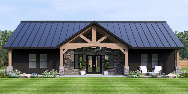 Modern Farmhouse — 1,672 Sq. Ft., 2 Bedrooms, 2 Baths