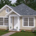 Cozy 2-Bedroom Cottage Plan with Smart Layout and an Open Living Core (788 Sq Ft)