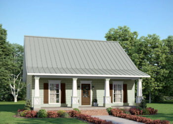 Charming 2-Bedroom Cottage Plan – 1,122 Sq Ft of Smart Living