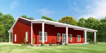 1,600 Sq Ft House Plan with 1,000 Sq Ft of Covered Porches – 3 Beds & 2 Baths