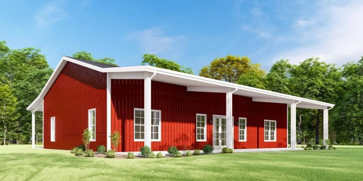 1,600 Sq Ft House Plan with 1,000 Sq Ft of Covered Porches – 3 Beds & 2 Baths