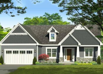 Exclusive 3-Bed Craftsman Ranch with Optional Master Bath (1,873 Sq. Ft.)