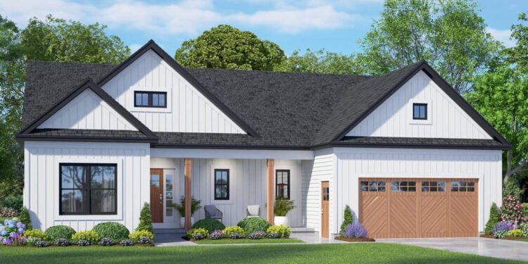 New American Ranch Charm in 1,871 Sq. Ft.