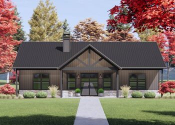 3-Bedroom Craftsman Ranch with Vaulted Great Room —  1638 sq.ft.