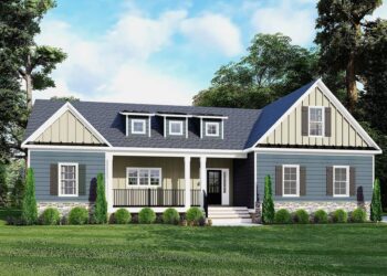 One-Level Country Home with Vaulted Living Space — (1,664 Sq Ft)