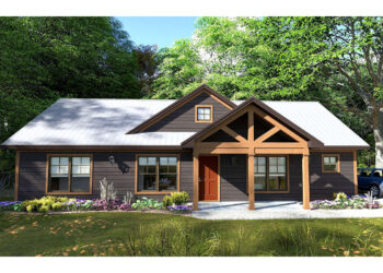Craftsman Plan – 1,491 Sq Ft | 3 Bedrooms, 2 Baths