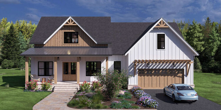 Modern Farmhouse – 2,716 Sq. Ft., 3 Bedrooms & 3 Baths