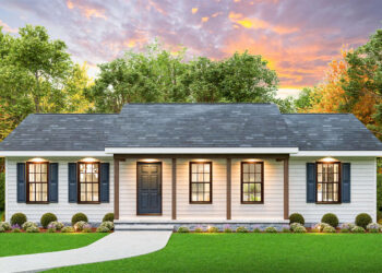Country Home Plan – 1,152 Sq Ft | 3 Bedrooms & 2 Bathrooms