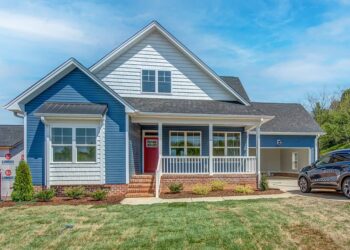 Country Home with First-Floor Master & 2-Car Garage.