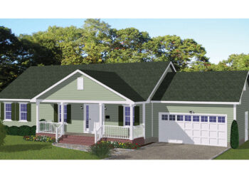 Country Plan – 1,392 Sq Ft | 3 Bedrooms • 2 Bathrooms • 2-Car Garage