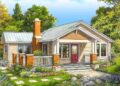 Simply Sweet 2-Bed Cottage Plan with Front Porch – 1,107 Sq Ft | 2 Beds & 2 Baths