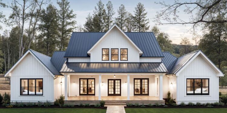 Modern Farmhouse w/ Outdoor Kitchen – ~3,003 Sq Ft | 4 Beds, 4.5 Baths