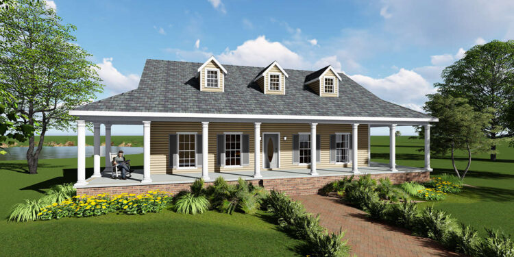 Charming Country Home Plan – 1,717 Sq Ft | 3 Bedrooms • 2 Bathrooms