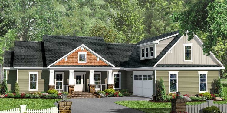 2,140 Sq Ft Inviting Craftsman Home — 4-Bed, 2.5-Bath & Bonus Options (Plan 51102MM)