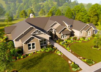 One-Level Craftsman with Game & Media Rooms – ~4,420 Sq Ft | 4 Beds | 4.5 Baths