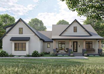 4-Bed Modern Farmhouse with Split Layout & Vaulted Great Room (~2,483 Sq Ft)