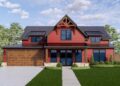 Rustic Mountain Home Plan with Vaulted Interior & 4 Bedrooms – 2,047 Sq Ft