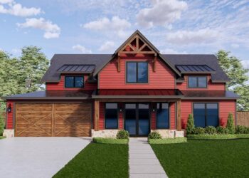 Rustic Mountain Home Plan with Vaulted Interior & 4 Bedrooms – 2,047 Sq Ft