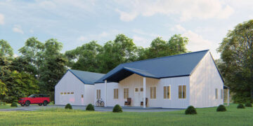 Barn Plan – 2,000 Sq Ft | 3 Bedrooms • 2 Bathrooms • 1 Story