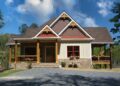 Lake House Plan with Lower Level Boat Garage – 2,120 Sq Ft • 3 Beds • 2.5 Baths
