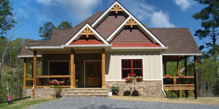 Lake House Plan with Lower Level Boat Garage – 2,120 Sq Ft • 3 Beds • 2.5 Baths