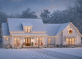 2,686 Sq Ft Modern Farmhouse — 4-Bed + Bonus Room, 2-3 Car Garage (Plan 51754HZ)