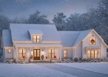 2,686 Sq Ft Modern Farmhouse — 4-Bed + Bonus Room, 2-3 Car Garage (Plan 51754HZ)