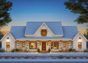 Spacious 3,292 Sq Ft Modern Farmhouse — 4-Bed, Office & Bonus Room Plan