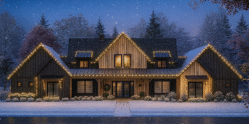 3,652 Sq Ft Rustic-Modern Farmhouse — 4 Beds, 4.5 Baths & 3-Car Garage (Plan 818047JSS)