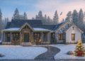 2,195 Sq Ft Modern Farmhouse – 3 Beds, 2.5 Baths (Plan 041‑00327)