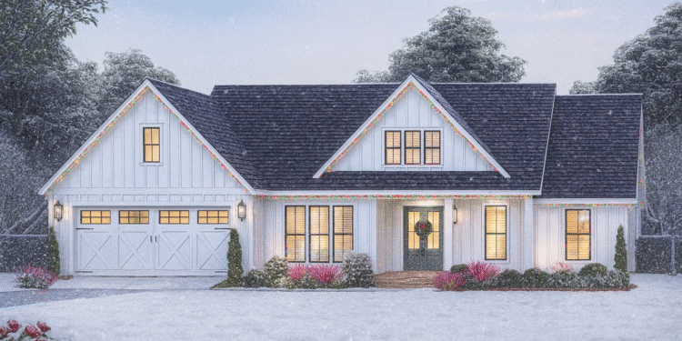 1,817 Sq Ft Modern Farmhouse — 3 Beds, Home Office & Efficient Layout (Plan 56500SM)