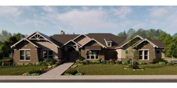 4420 sq ft Craftsman House Plan with 4 Bedrooms and 5 Bathrooms