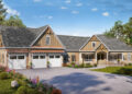 3038 sq ft Country House Plan with 4 Bedrooms and 3.5 Bathrooms