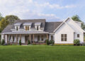 2762 sq ft Modern Farmhouse Plan with 4 Bedrooms and 3.5 Bathrooms