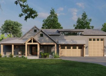 2556 sq ft Barndominium Plan with 4 Bedrooms and 2.5 Bathrooms