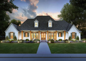 2789 sq ft Modern Farmhouse Plan with 4–5 Bedrooms and 3.5 Bathrooms