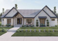 2553 sq ft Modern Farmhouse Plan with 4 Bedrooms and 3.5 Bathrooms
