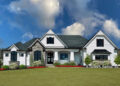 2812 sq ft French Country House Plan with 4 Bedrooms and 3 Bathrooms